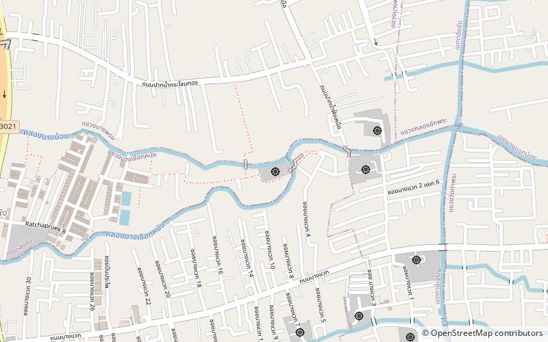 wat ko bangkok location map
