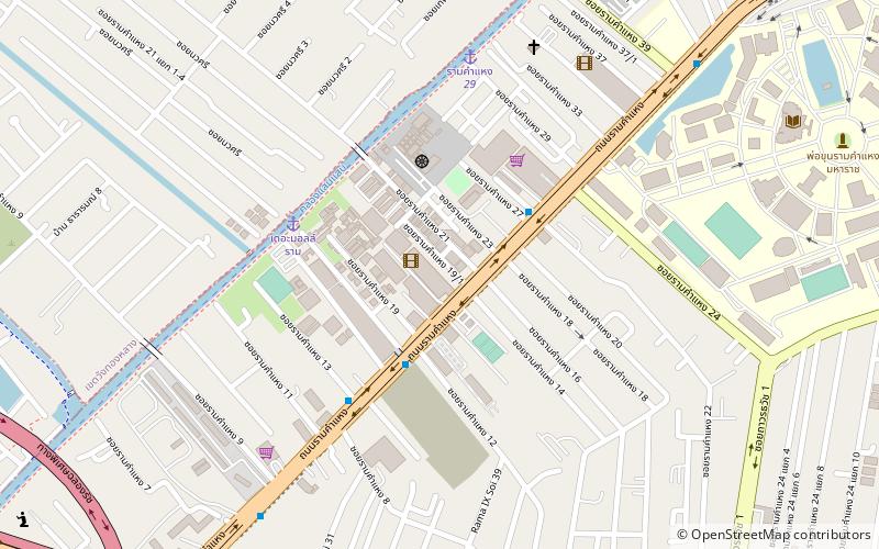 major cineplex ramkhamhaeng bangkok location map