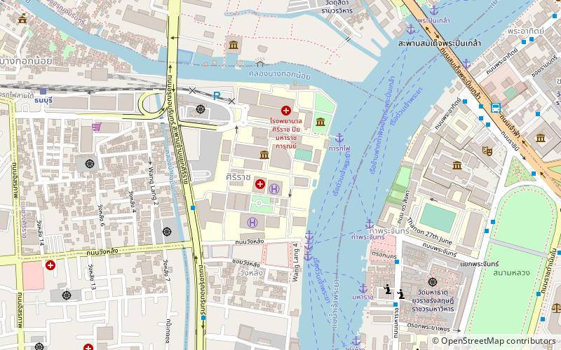 Siriraj Medical Museum location map
