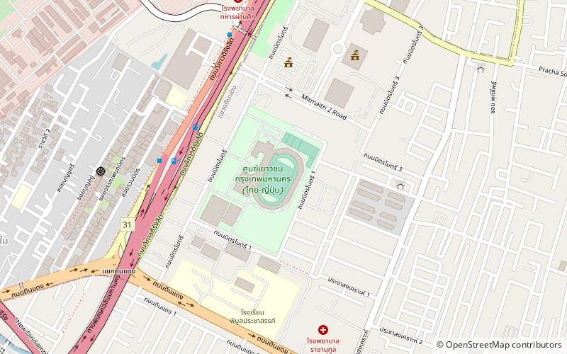 Thai-Japanese Stadium location map