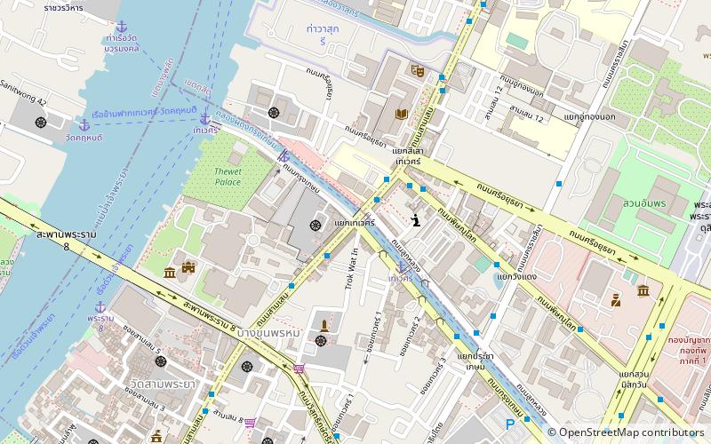 Thewet Naruemit Bridge location map