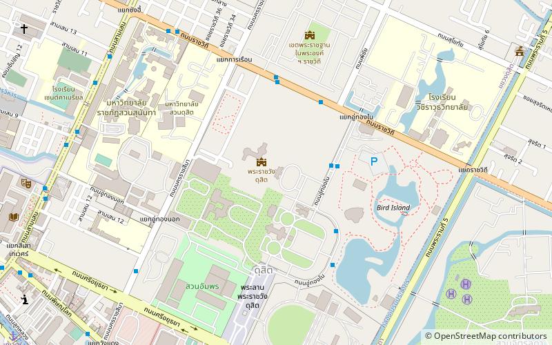 Abhisek Dusit Throne Hall location map