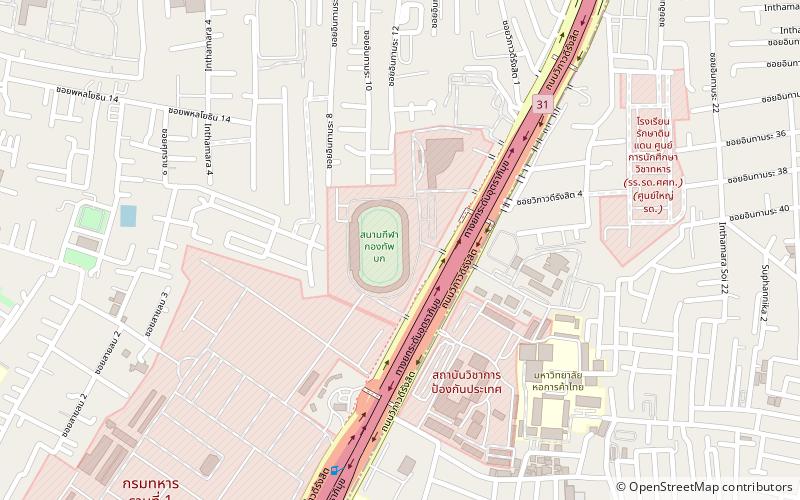 Thai Army Sports Stadium location map