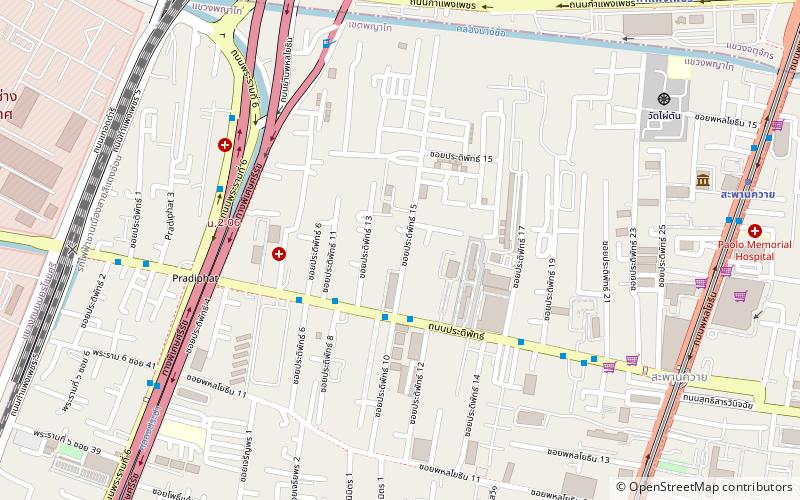 Pradiphat Road location map