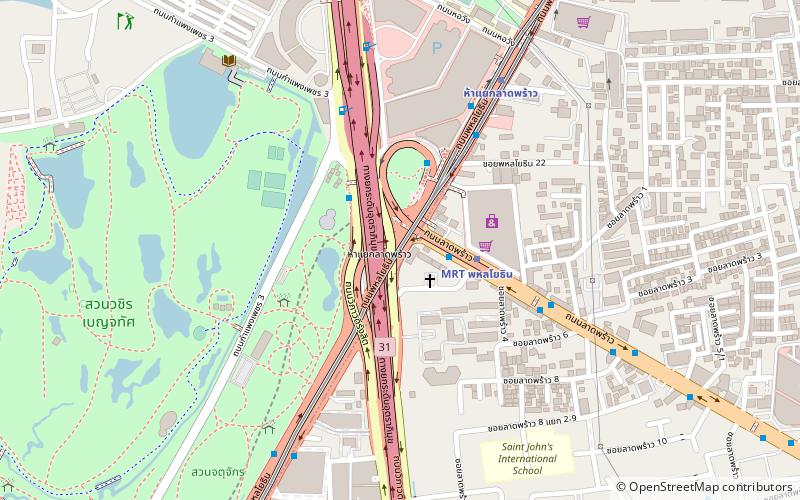 Lat Phrao Intersection location map