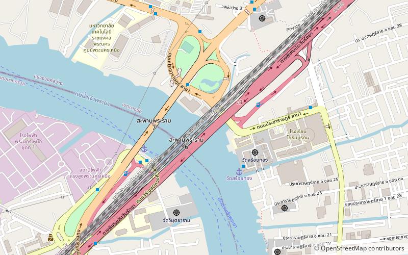 Rama VI Bridge location map
