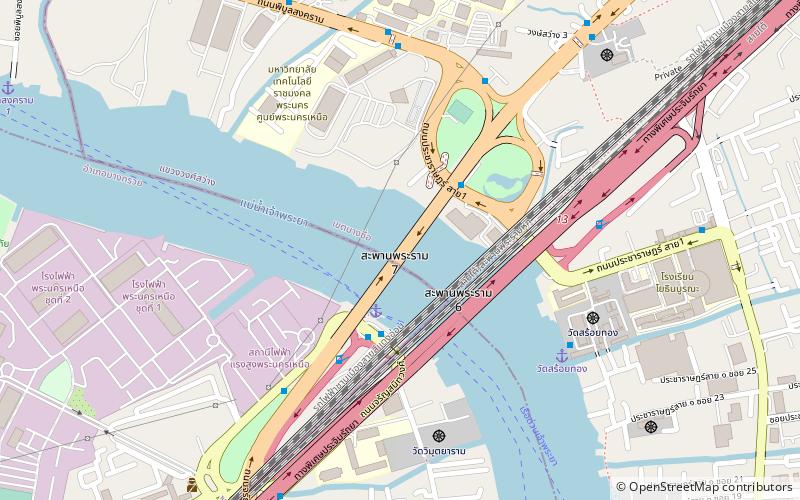 Rama VII Bridge location map