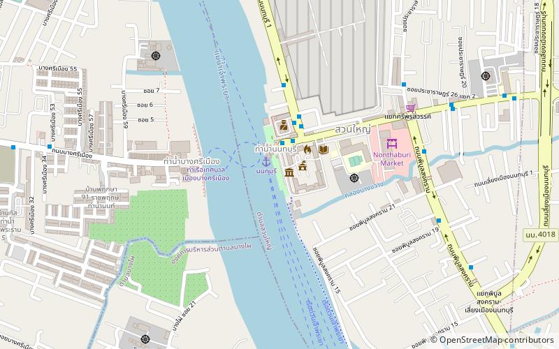 nonthaburi pier location map