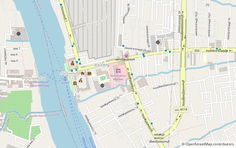 nonthaburi market location map