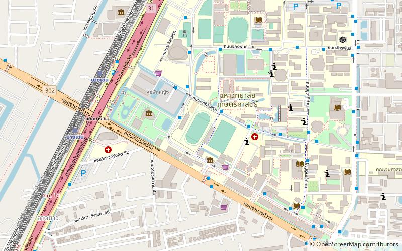 kasetsart university kamphaeng saen campus stadium bangkok location map