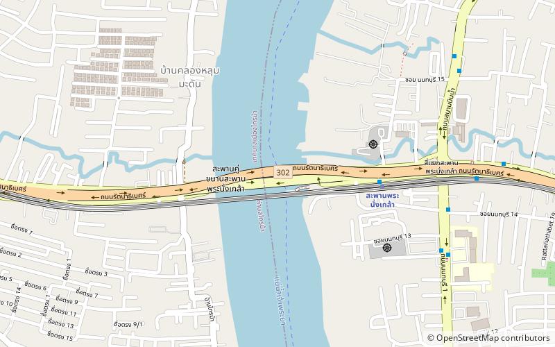 Phra Nang Klao Bridge location map