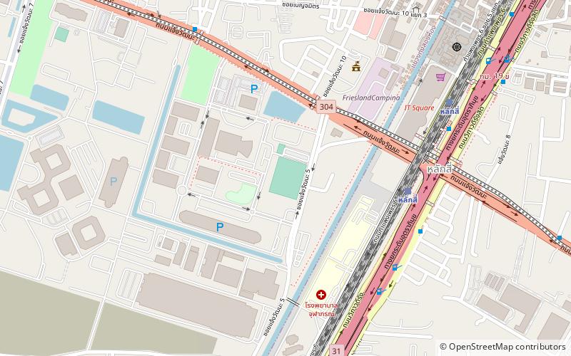 TOT Stadium Chaeng Watthana location map