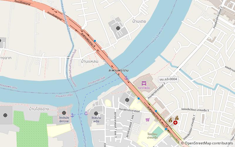 Rama IV Bridge location map