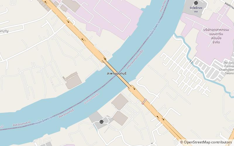 Nonthaburi Bridge location map