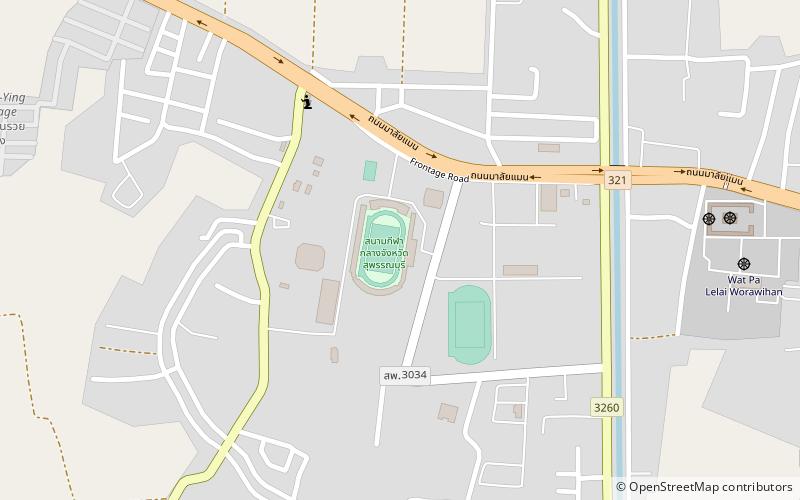 Suphanburi Provincial Stadium location map
