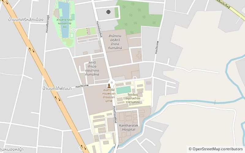 Amphoe Kantharalak location map