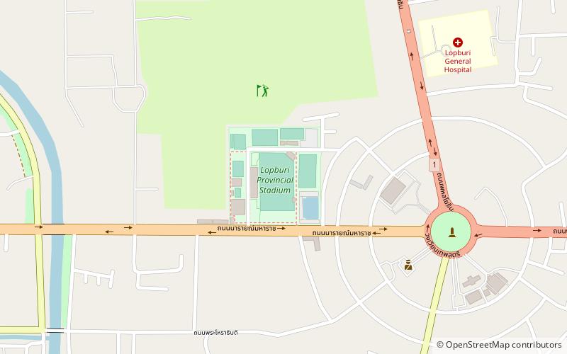 Phra Ramesuan Stadium location map