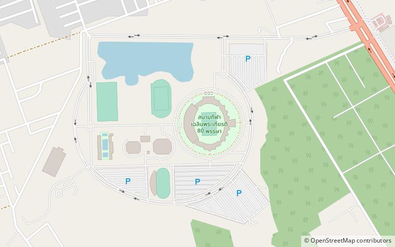 80th Birthday Stadium location map
