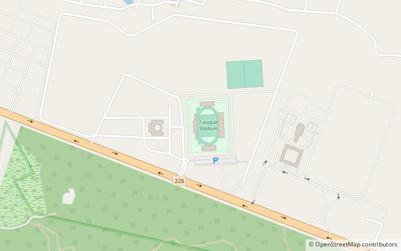Khao Kradong Stadium location map