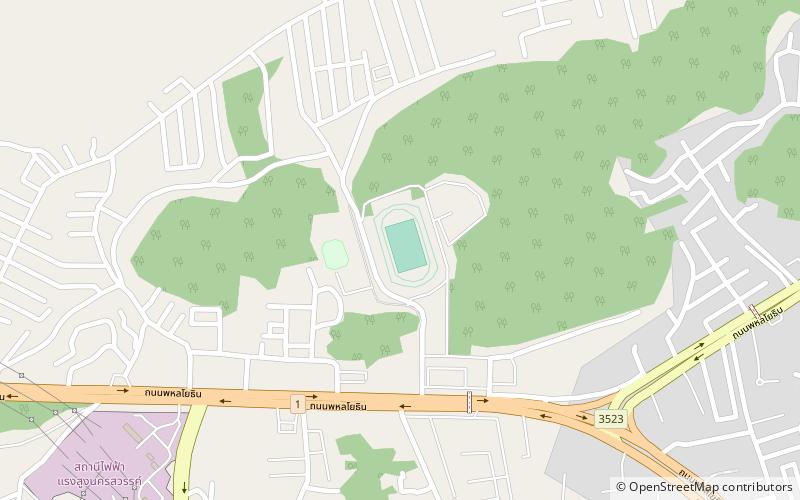 nakhon sawan stadium location map