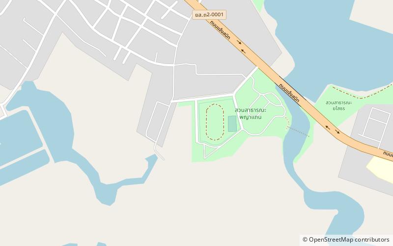 yasothon province stadium location map