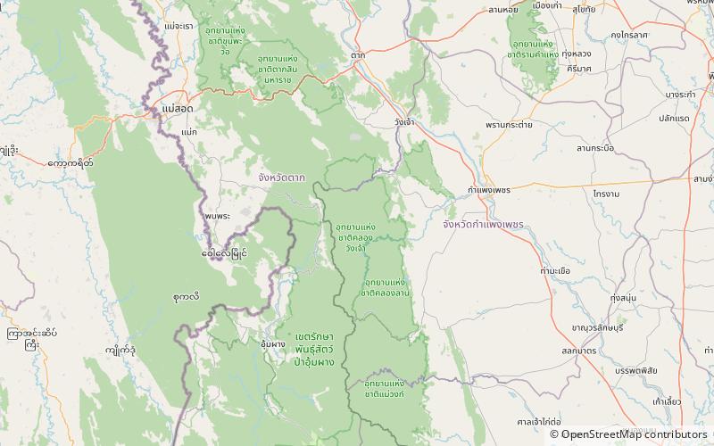 Khlong Wang Chao National Park location map
