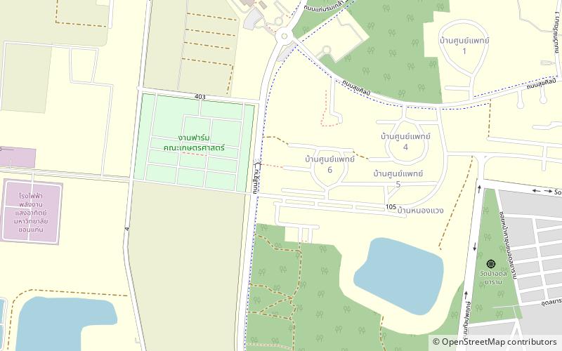 Khon Kaen University location map