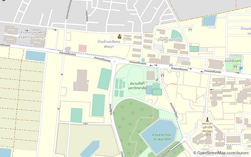50th anniversary stadium of khon kaen university location map