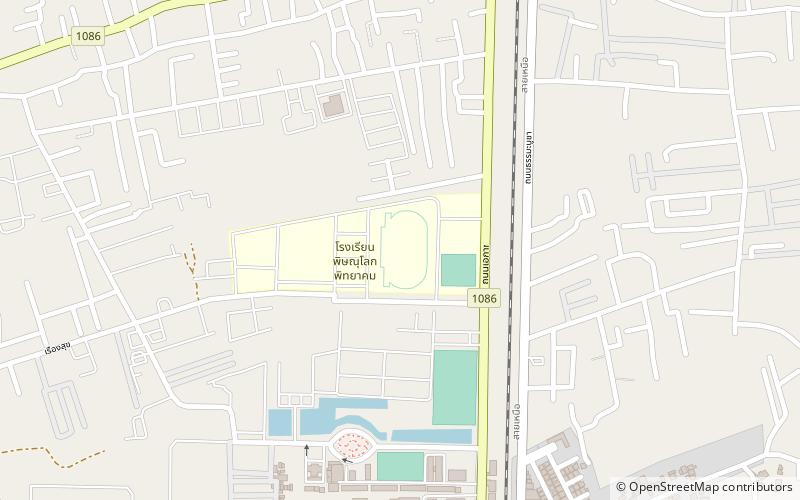 phitsanulok provincial administrative organization stadium location map