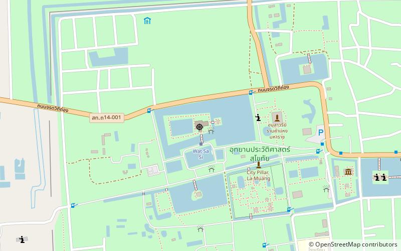 Wat Sa Si location map