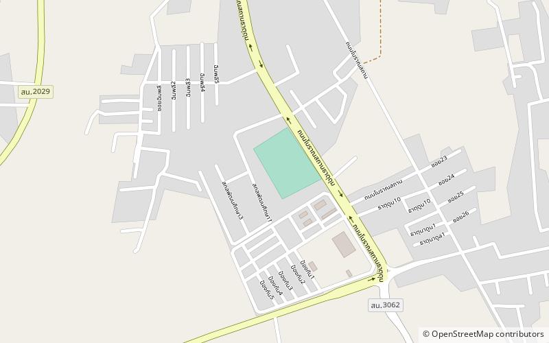 sakon nakhon city municipality stadium location map