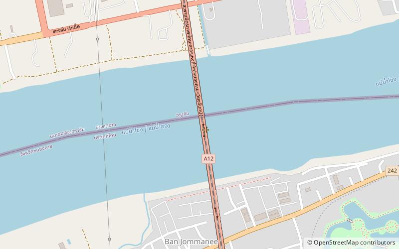Erste Thailändisch-Laotische Freundschaftsbrücke location map
