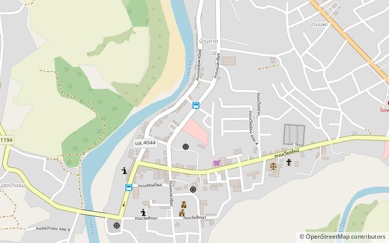 amphoe mae sariang location map