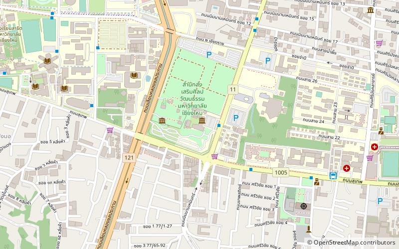 Chiang Mai University Art Museum location map
