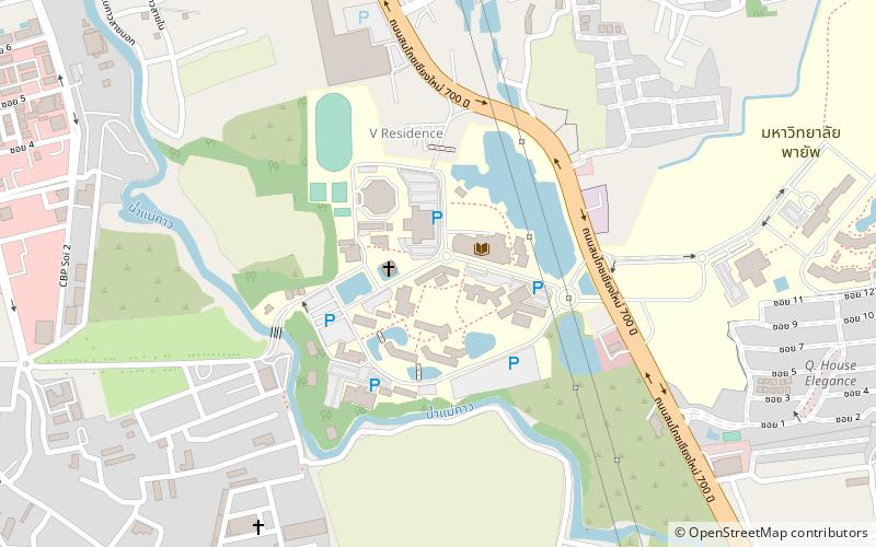 payap university chiang mai location map