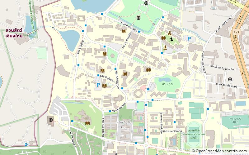 chiang mai university location map