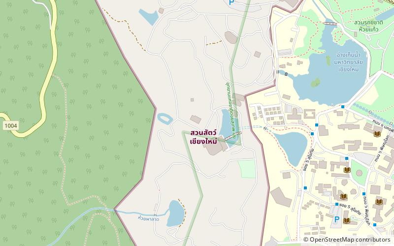 Chiang Mai Zoo location map