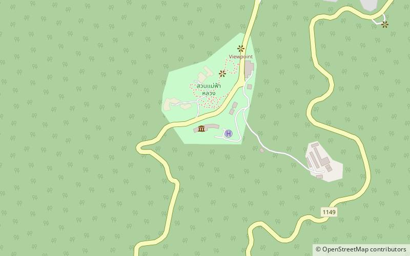 doi tung royal villa location map