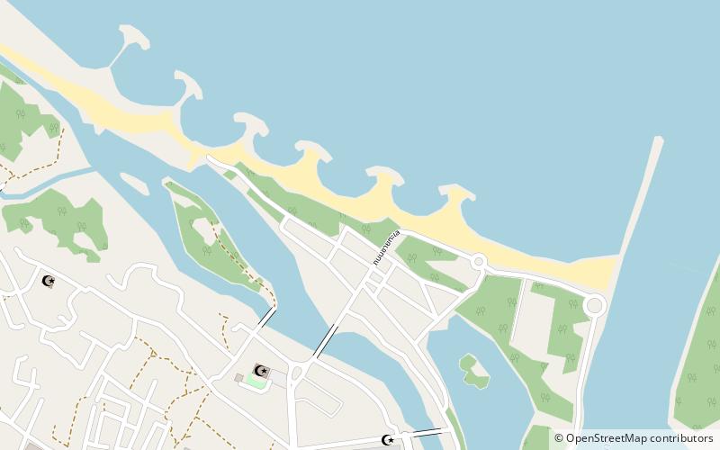 Narathat Beach location map