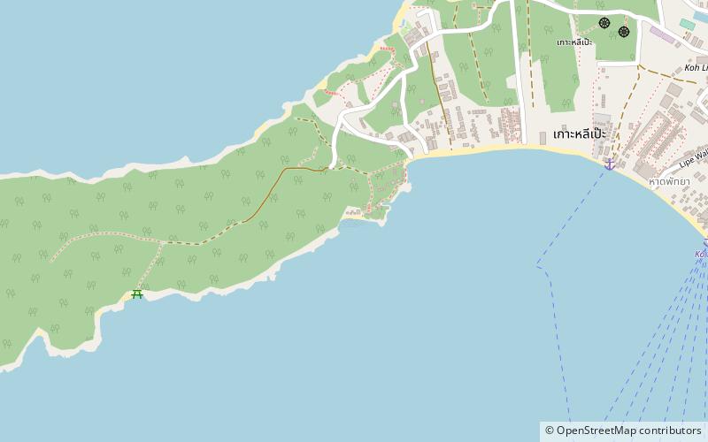 sanom beach ko lipe location map