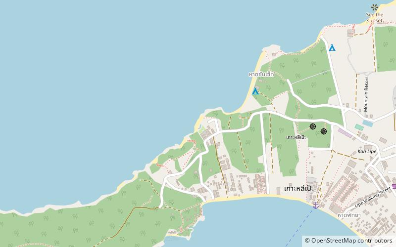 suta beach ko lipe location map
