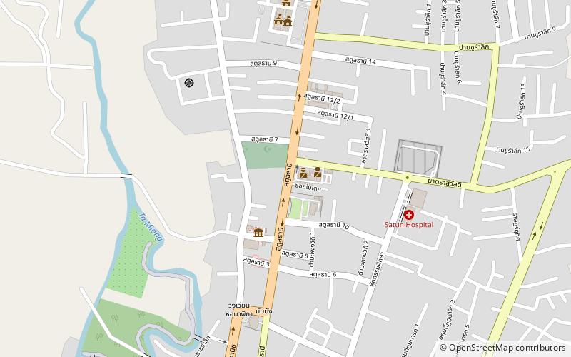 Satun location map