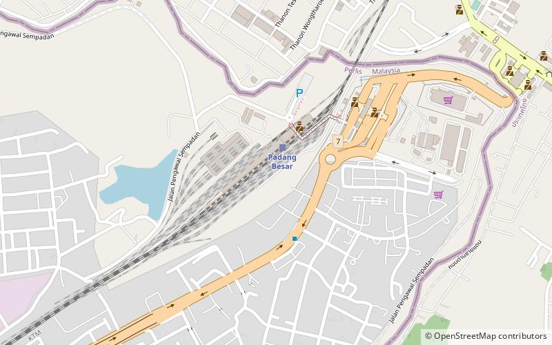 Padang Besar location map