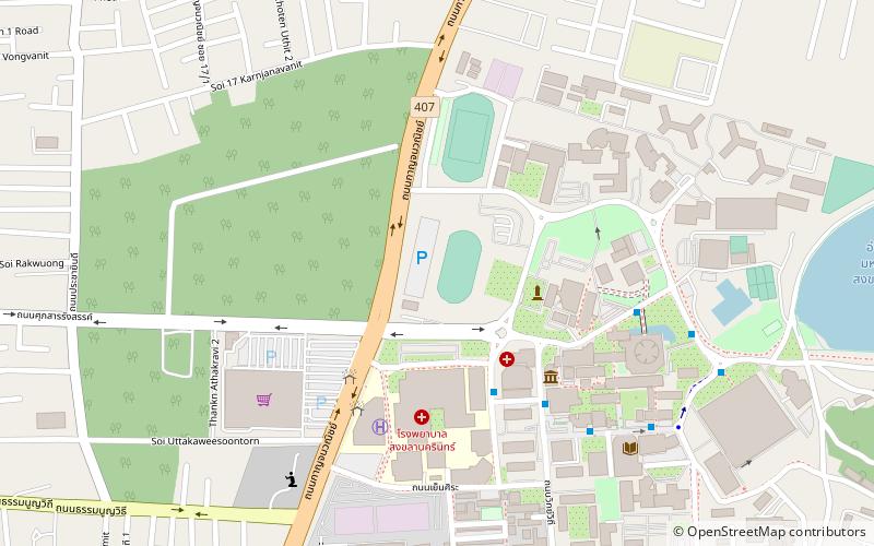 Université du Prince de Songkla location map