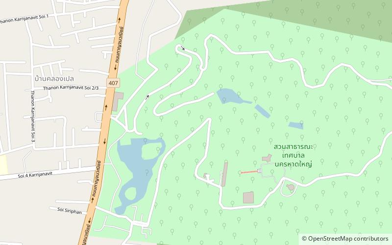 hat yai park location map
