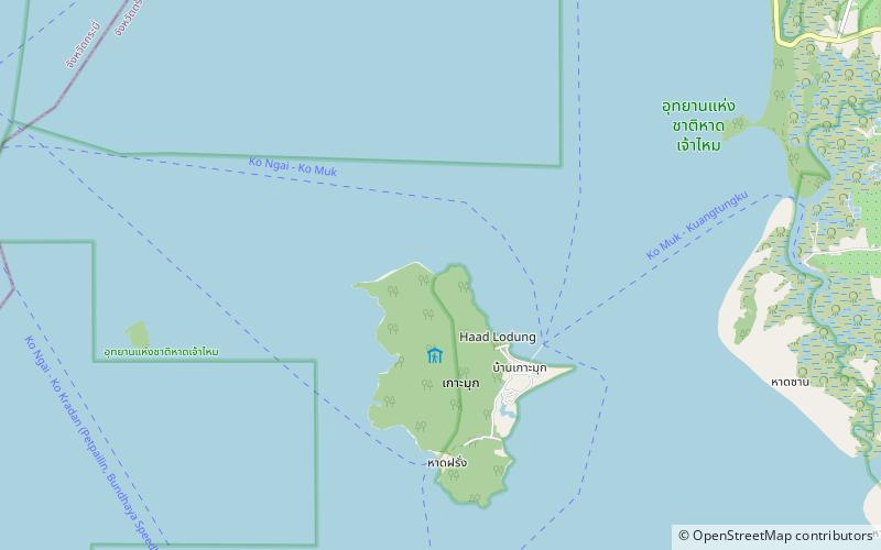 ao lo dang beach park narodowy hat chao mai location map