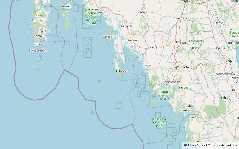kantiang bay ko lanta location map