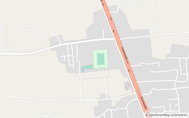 Phatthalung Province Stadium location map
