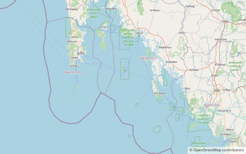 maya bay ko phi phi le location map