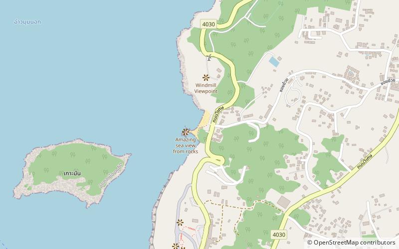 yanui beach phuket province location map